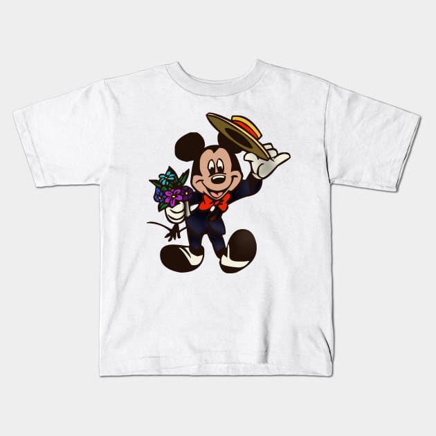 Male counterpart Kids T-Shirt by lizajambalaya